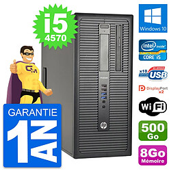 PC Tour HP ProDesk 600 G1 Intel i5-4570 RAM 8Go Disque Dur 500Go Windows 10 Wifi · Occasion 