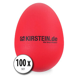 100 x Kirstein ES-10R ?uf sonore rouge set