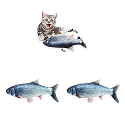 2x Chat Électrique Poissons Jouets Réaliste Chat Kicker Pour Pet Cat Kitten Catfish