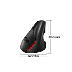 Avis Universal Souris verticale sans fil 2.4 g de bureau ergonomique jiujiuso