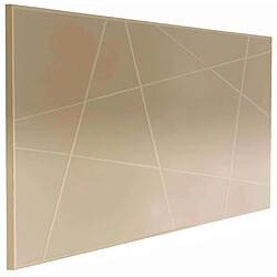 Hanah Home Miroir en verre 130 x 62 cm bronze.