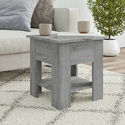 vidaXL Table basse Sonoma gris 40x40x42 cm Bois d'ingénierie