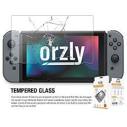 Orzly Protection écran pour Nintendo Switch en Verre Trempé