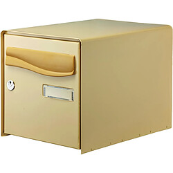 DECAYEUX - Boîte aux lettres à ouverture totale R-Box Lys simple face beige