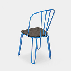 Acheter Ahd Amazing Home Design Chaises industrielles en acier Tolix pour bar et cuisine design Ferrum, Couleur: Bleu