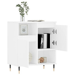 Acheter Maison Chic Buffet,Meuble de Rangement,commode pour salon,Cuisine Blanc 60x35x70 cm Bois d'ingénierie -MN60598