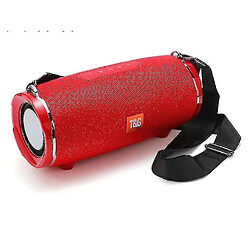 Universal Haut-parleur Bluetooth rouge imperméable portable de haut-parleur de haut-parleur haute puissance radio