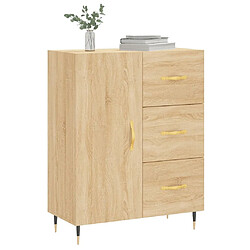 Avis Maison Chic Buffet,Meuble de Rangement,commode pour salon,Cuisine chêne sonoma 69,5x34x90 cm bois d'ingénierie -MN75199