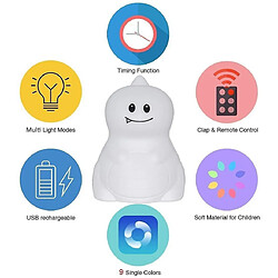 Acheter Universal Lumière de nuit pour bébés, Lampe de chevet, Lampe de bureau, Contrôle tactile de couleur et de luminosité, Lumière de nuit pour enfants, Durable et résistant à l'agressivité LED, Chambre à coucher, (blanc)