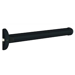 Serrure Antipanique Touch bar 1 Point Barre 1300 mm noir DOM Metalux Touch-bar anti panique noire avec fermeture 1 point, barre anti panique de 1300 mm pour porte cou...