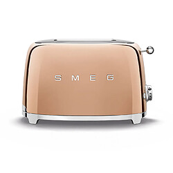 Grille-pains 2 fentes 950w rose gold - tsf01rgeu - SMEG