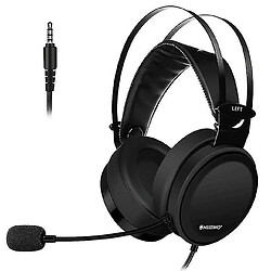 Universal Chef de casque de casque de casque de cerveau avec des oreilles de micro (noir)