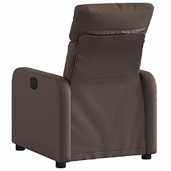 Avis Maison Chic Fauteuil Relax pour salon, Fauteuil inclinable Marron Similicuir -GKD56278