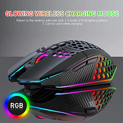 Avis Universal Souris gaming sans fil X801 Conception de drone creux cellulaire Transmission sans fil USB 10M Souris gaming professionnelle RVB