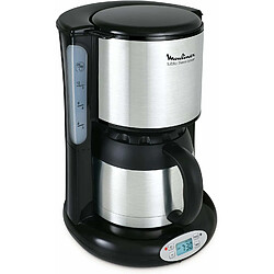 Moulinex cafetière électrique programmable de 0,9L pour 8 a 12 tasses avec écran LCD 800W gris noir 