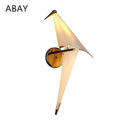 Avis Universal Ebay Bird Design Lampe murale Lampe de chevet Création Origami Papier Grue Lampe murale Loft Chambre Apprentissage Hall Salle à manger Leader