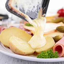 Avis NC APPAREIL A RACLETTE + GRIL pour 4 personnes Revêtement anti-adhésif