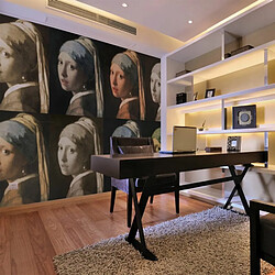 Paris Prix Papier Peint Girl with a Pearl Earring Pop Art 193 x 250 cm 