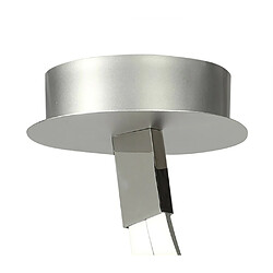 Acheter Luminaire Center Semi Plafonnier Nur 50W LED 3000K, 4000lm, Dimmable argent/acrylique givré/chrome poli