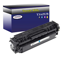 Toner Laser compatible type T3AZUR pour HP CF411X / 410 X Cyan- T3AZUR Toner Laser compatible type T3AZUR pour HP CF411X / 410 X Cyan - 5 000p - T3AZUR