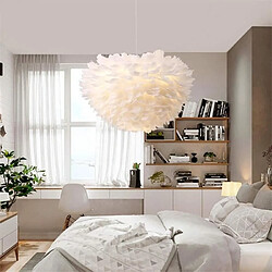 Avis Universal Lampe suspendue plume blanche moderne loft - lustre chambre à coucher éclairage led thermique nordique