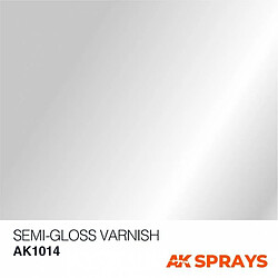 Ak Interactive Peintures Semi Gloss Varnish Spray