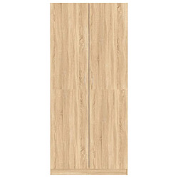 Acheter vidaXL Garde-robe Chêne sonoma 90x52x200 cm Bois d’ingénierie