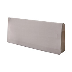 Avis Housse de protection de tête de lit 180cm gris clair