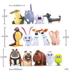 Avis Universal La vie secrète des mini-personnages jouets pour animaux de compagnie 14PCS