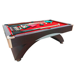 Simba BILLARD AMERICAIN - NEUF - table de billard Snooker 7 ft Napoleone FULL OPTIONAL - 188 x 94 cm