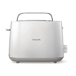 Grille-pains 2 fentes 830w blanc - hd2581/00 - PHILIPS