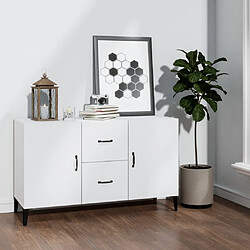 Maison Chic Buffet,Meuble de Rangement,commode pour salon,Cuisine blanc 100x36x60 cm bois d'ingénierie -MN39360