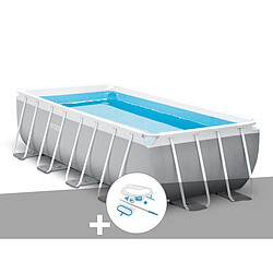 Kit piscine tubulaire Intex Prism Frame rectangulaire 4,88 x 2,44 x 1,07 m + Kit d'entretien