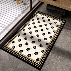 LUUCOZK Tapis de bain antidérapants absorbants à séchage rapide, décoration de salle de bain, motif 1-40x60cm 