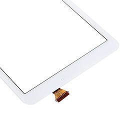 Wewoo Pour Samsung Galaxy Tab E blanc 8.0 LTE / T377 écran tactile (seul sans le LCD) numériseur Assemblée pièce détachée pas cher