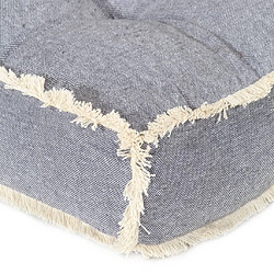 Maison Chic Coussin Confort | pouf | Coussin de canapé palette Bleu 120x80x10 cm -GKD70790 pas cher