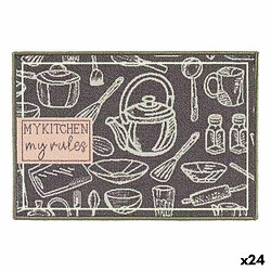 Kinvara Tapis My Kitchen Polyvalents 40 x 60 cm (24 Unités)