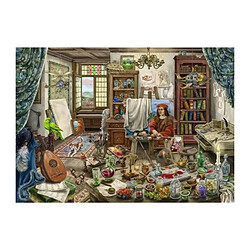 Escape puzzle - Atelier dartiste - Ravensburger - Puzzle Escape Game 759 pieces - Des 14 ans