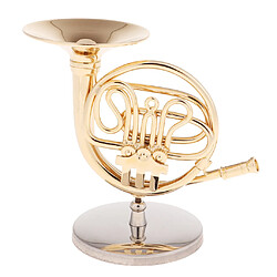 Avis Modèle Réaliste French Horn Brass Modèle En Métal à L’échelle 1/6 Figurine Action Jouets Musical