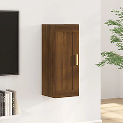 vidaXL Armoire murale Chêne marron 35x34x90 cm Bois d'ingénierie 