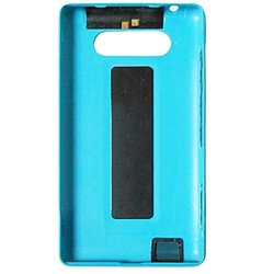 Wewoo Coque arrière bleu pour Nokia Lumia 820 pièce détachée couvercle de la batterie logement + bouton latéral