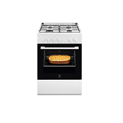 Cuisinière gaz 54l 4 feux blanc - EKG604000W - ELECTROLUX