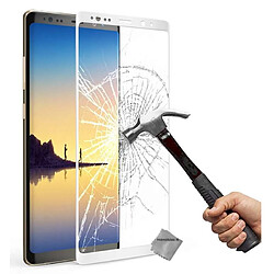 Htdmobiles Film de protection verre trempe incurve integral pour Samsung Galaxy Note 8 - BLANC