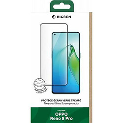 Protection d écran en verre trempé 2,5D BigBen Connected pour Oppo Reno 8 Pro Transparent