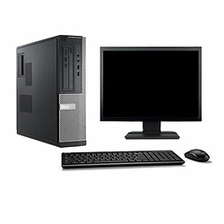 Lot PC DELL Optiplex 3010 DT G640 2.8Ghz 8Go 750Go Graveur WIFI W7 Pro + 19" - Occasion