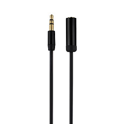 Metronic Câble audio jack stéréo 3,5 mm mâle/fem. 1,5 m