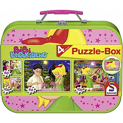 Schmidt Spiele Puzzle 26 et 48 pièces - Coffret 4 puzzles : Les aventures de Bibi 