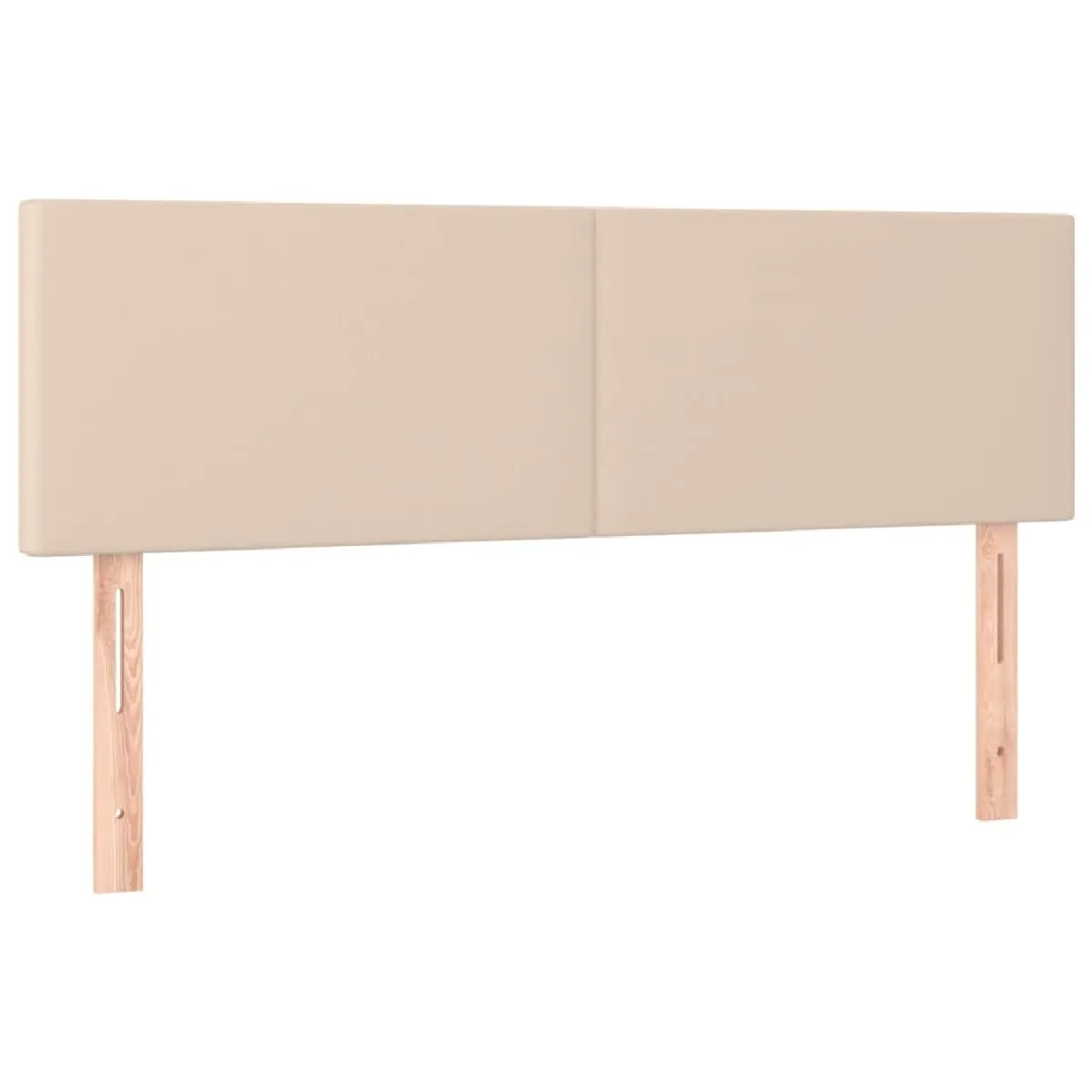 Maison Chic Lot de 2 Têtes de lit design pour chambre - Décoration de lit Cappuccino 72x5x78/88 cm Similicuir -MN89108