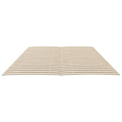 Avis Vidaxl Sommiers à lattes avec 48 lattes 2 pcs 70x200 cm