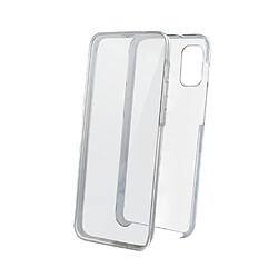 MOOOV Coque semi-rigide 360° pour Samsung A41 - transparente / grise